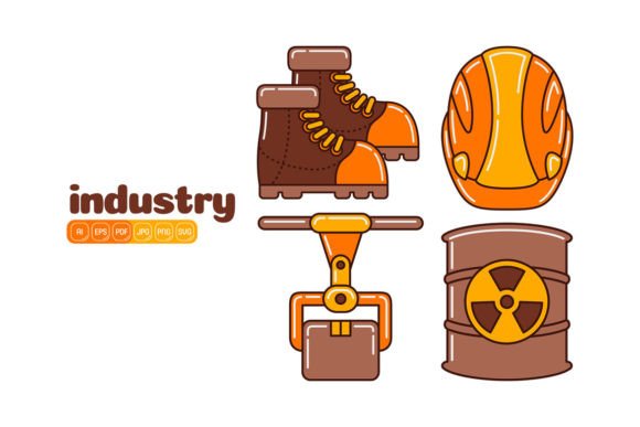 Industry Vector Pack 04: Essential Graphics and Icons for Local Branding