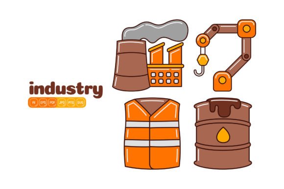 Industry Vector Pack 05: Graphics and Icons for Commercial Design