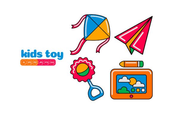 Kids Toy Vector Pack 10 Graphics and Icons Review