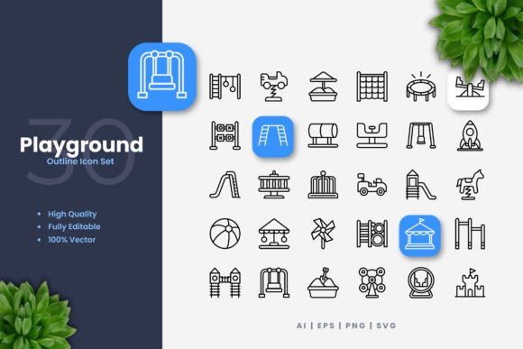 Playground Icons Graphics Review