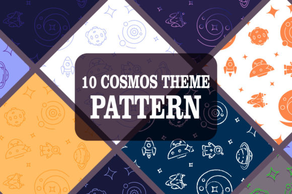 Space Exploration Abstract Pattern Set: Graphics and Graphic Templates Review